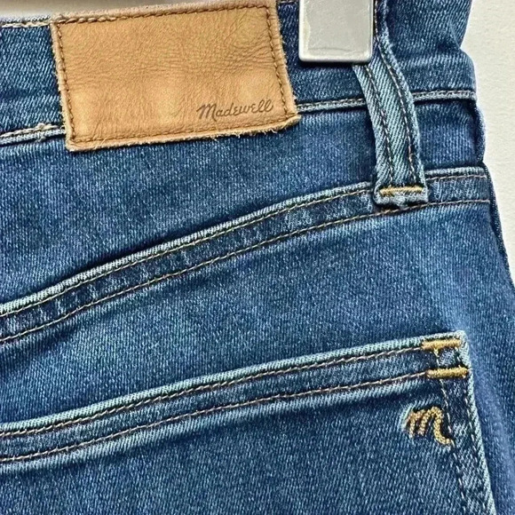 Madewell 10" High-Rise Skinny Jeans in Bradshaw Wash Women's Size 28 - Picture 13 of 15